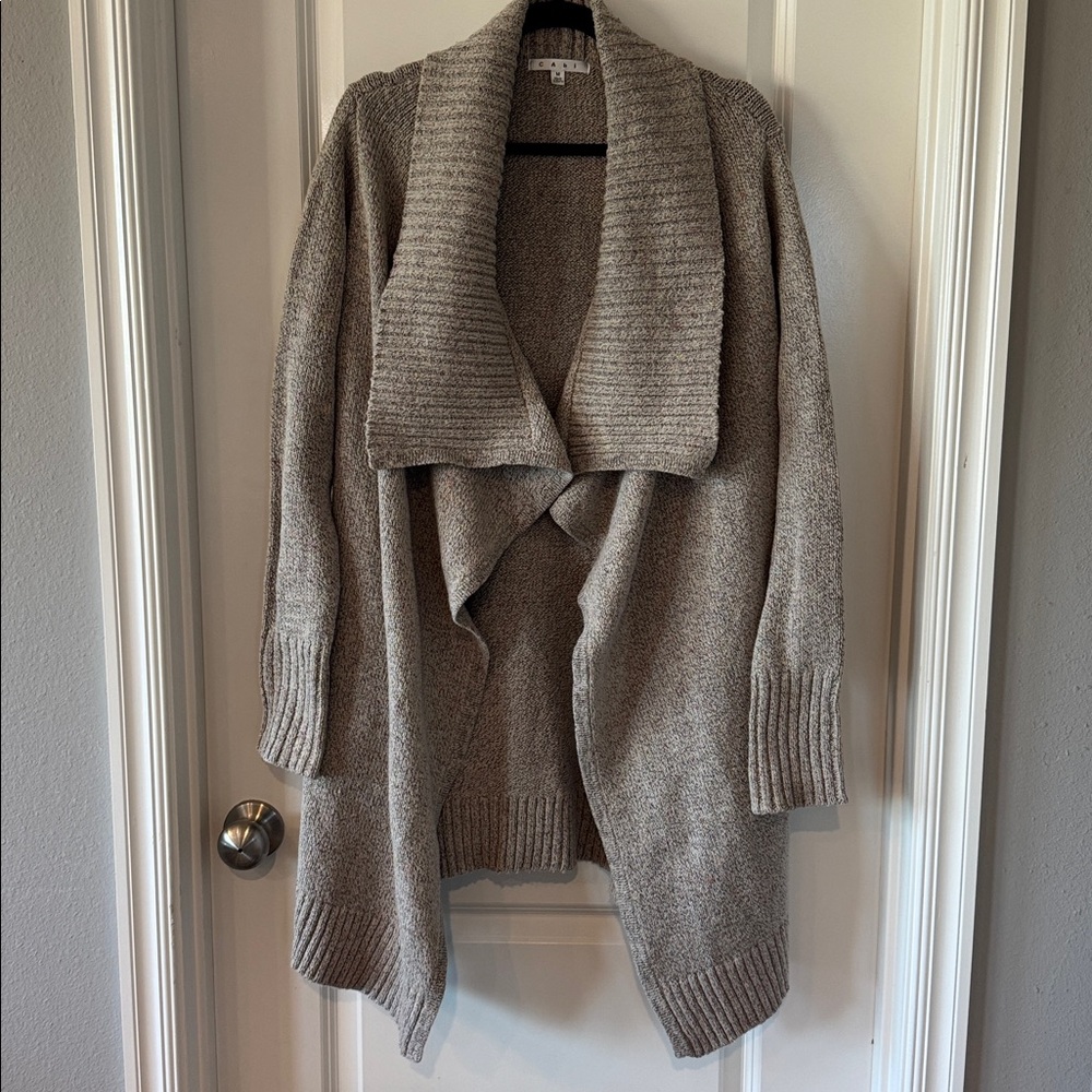 CABI Oatmeal‎ Confetti Longline Open
Cardigan Sweater
